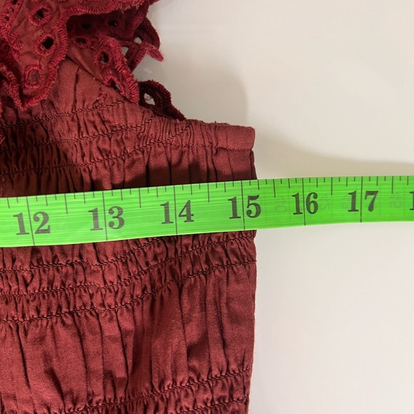 NWOT / Madewell Petite Lucie Embroidered Cotton Midi Dress - Picture 9 of 9